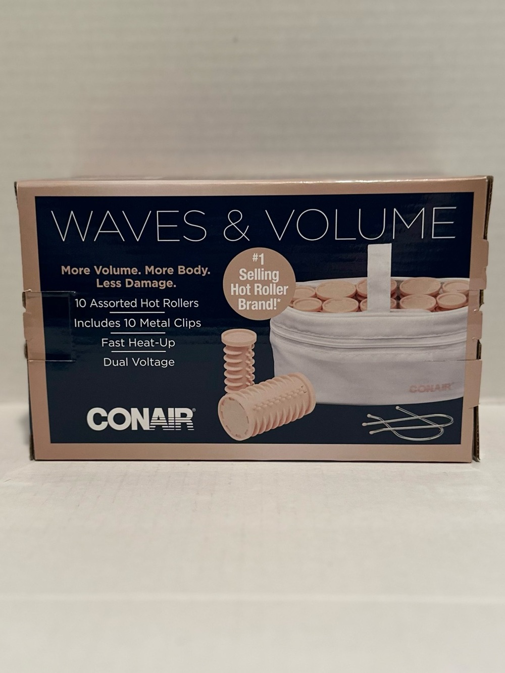 Conair NIB Waves & Volume Travel Hot Rollers Set